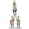 LAPINS - PYRAMIDE LAPINS JEAN ET LAPINOU GRIS